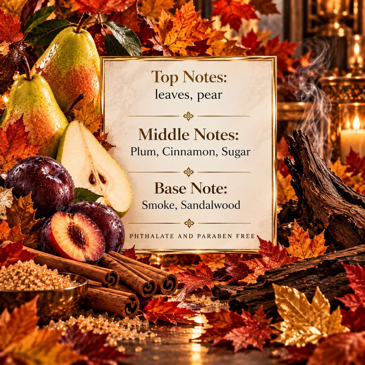 Autumn Ceramic Pumpkin Luxury Soy Wax Candle