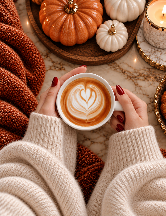 Autumn Halloween Glass Pumpkins Luxury Soy Wax Candle